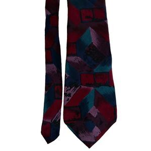 Christian Dior Monsieur Tie Men's Neck Abstract Printed Silk Italy